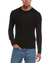 Ted Baker Basket Stitch Wool-blend Crewneck Sweater In Black