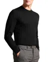 Ted Baker Jamals Textured Crewneck Sweater In Black