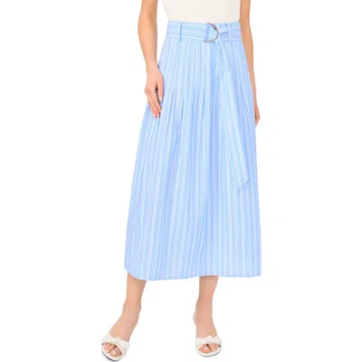 Ted Baker Carrie Stripe Midi Skirt In Blue
