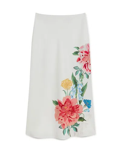 Ted Baker Casla Floral Column Maxi Skirt