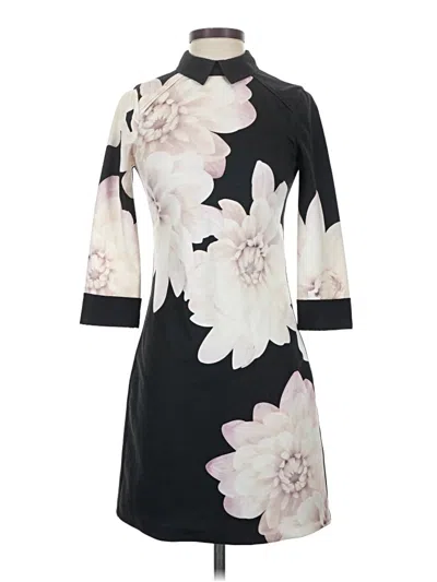 Pre-owned Ted Baker Casual Dress In Black