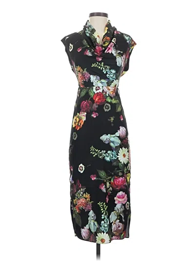 Pre-owned Ted Baker Casual Dress In Black