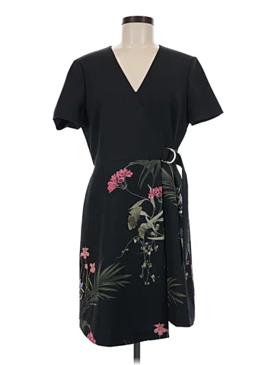Pre-owned Ted Baker Casual Dress In Black