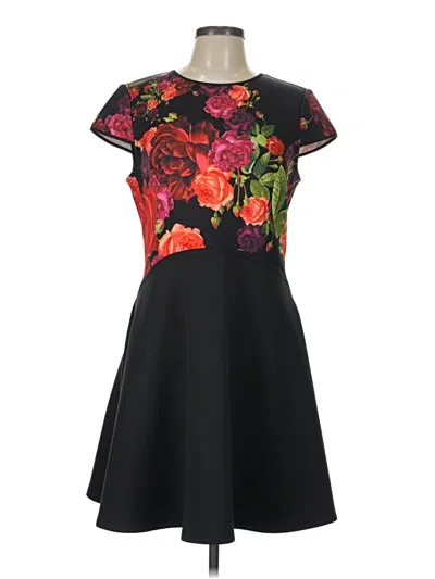 Pre-owned Ted Baker Casual Dress In Black