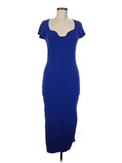 Pre-owned Ted Baker Casual Dress In Blue