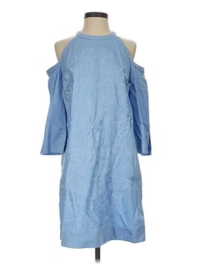 Pre-owned Ted Baker Casual Dress In Blue