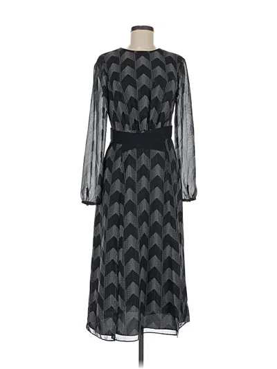 Pre-owned Ted Baker Casual Dress In Gray