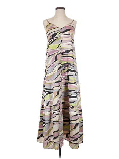 Pre-owned Ted Baker Casual Dress In Gray