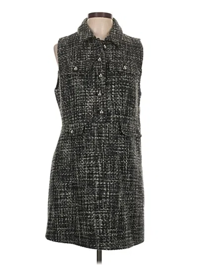 Pre-owned Ted Baker Casual Dress In Gray