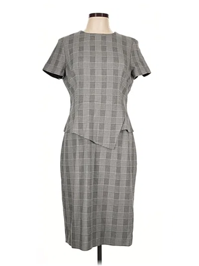 Pre-owned Ted Baker Casual Dress In Gray