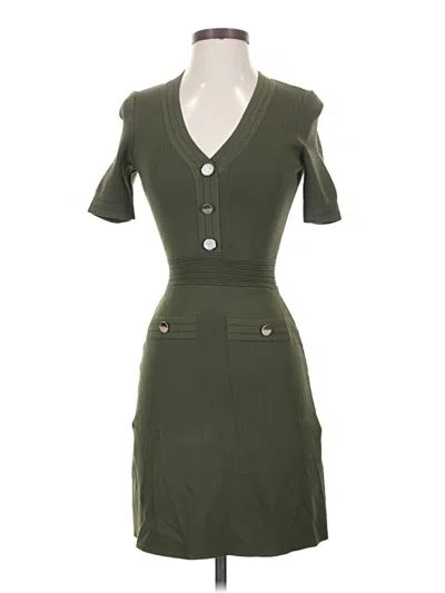 Pre-owned Ted Baker Casual Dress In Green
