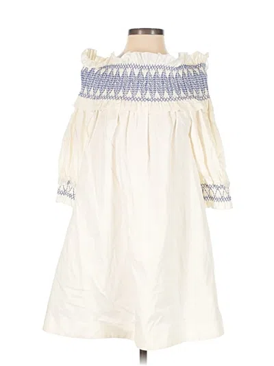 Pre-owned Ted Baker Casual Dress In Ivory