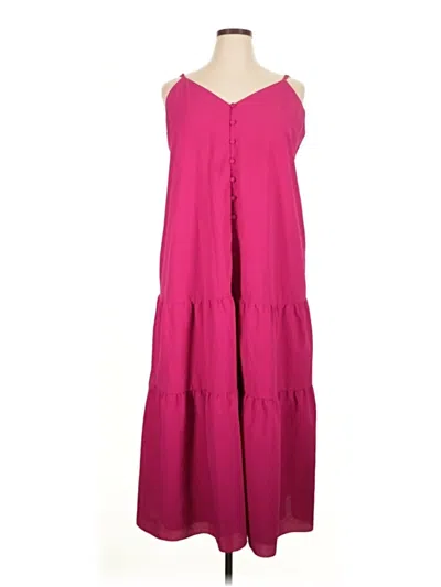 Pre-owned Ted Baker Casual Dress In Pink