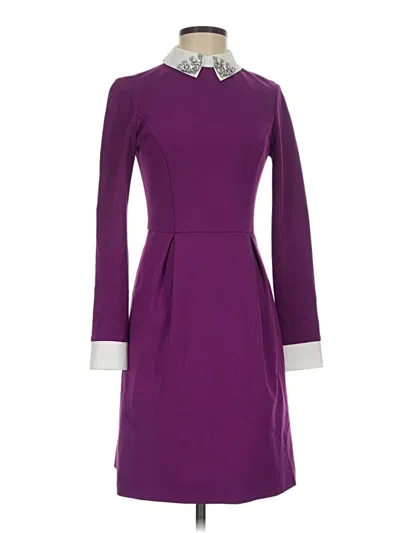 Pre-owned Ted Baker Casual Dress In Purple