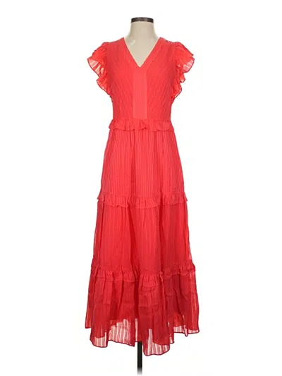 Pre-owned Ted Baker Casual Dress In Red