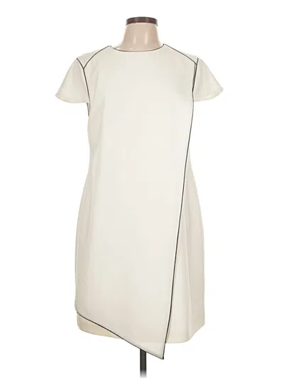 Pre-owned Ted Baker Casual Dress In White