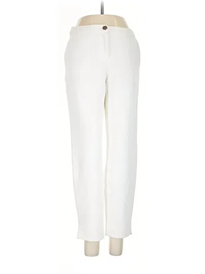 Pre-owned Ted Baker Casual Pants In Ivory