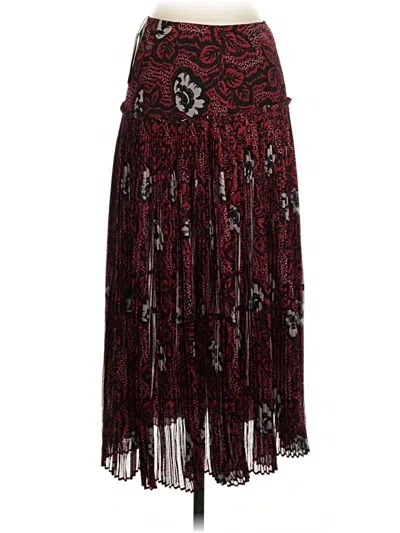 Ted Baker Casual Skirt In Burgundy