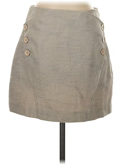 Pre-owned Ted Baker Casual Skirt In Gray