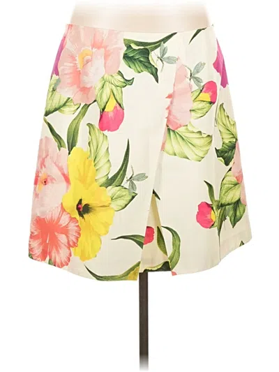 Pre-owned Ted Baker Casual Skirt In Ivory