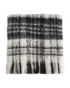 Ted Baker Chellis Checked Woven Scarf In Black