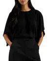 Ted Baker Cherika Bat Wing Sleeve Top In Black