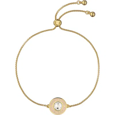 Ted Baker Cherla Crystal Button Adjustable Bracelet In Multi