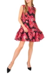 Ted Baker Chloe Floral Brocade Minidress In Pink