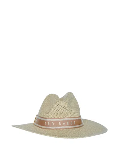 Ted Baker Clairie Fedora Hat In Neutral