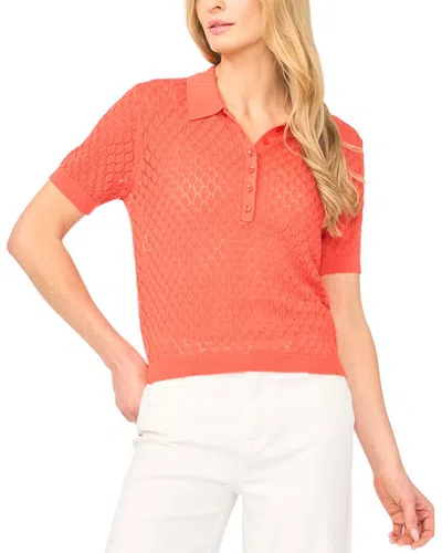 Ted Baker Clara Polo Sweater In 891-tomato Orange