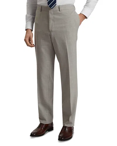 Ted Baker Classic Wool Modern Fit Suit Pants In Animal Print