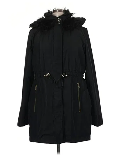 Pre-owned Ted Baker Coat In Black