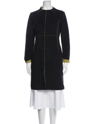 Pre-owned Ted Baker Coat In Black