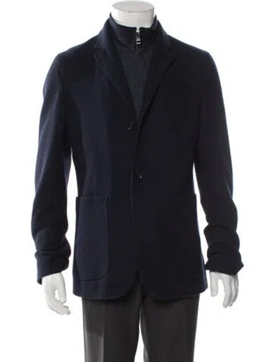 Pre-owned Ted Baker Coat In Blue