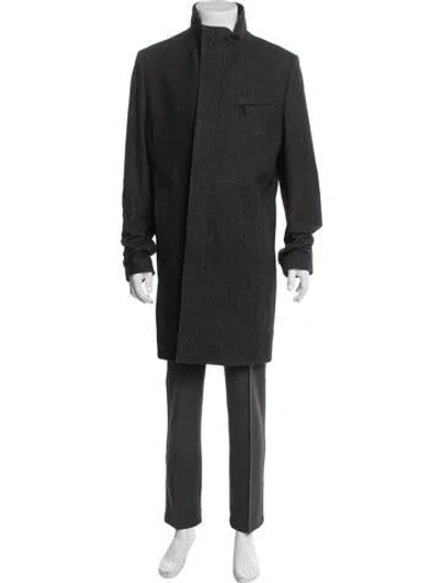 Pre-owned Ted Baker Coat In Gray