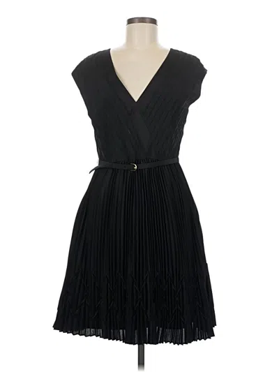 Pre-owned Ted Baker Cocktail Dress In Black