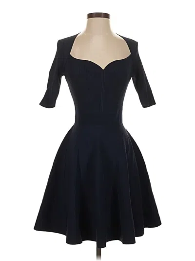 Pre-owned Ted Baker Cocktail Dress In Black