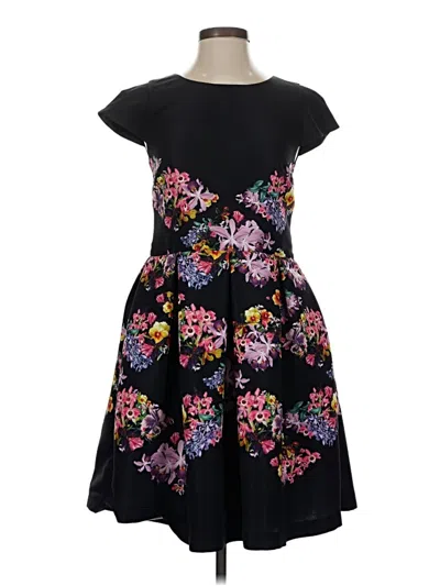 Pre-owned Ted Baker Cocktail Dress In Black