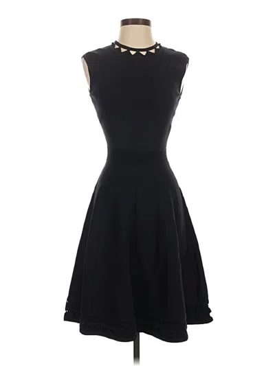 Pre-owned Ted Baker Cocktail Dress In Black