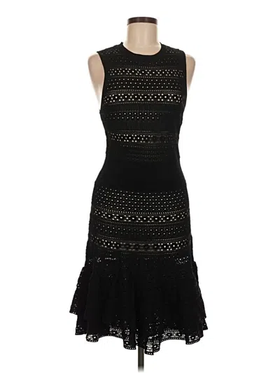 Pre-owned Ted Baker Cocktail Dress In Black