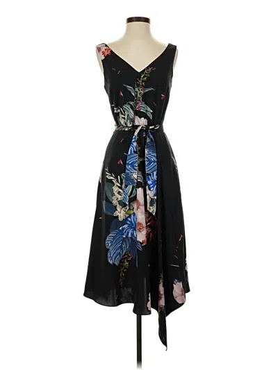Pre-owned Ted Baker Cocktail Dress In Black