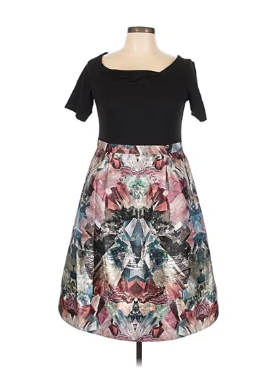 Pre-owned Ted Baker Cocktail Dress In Black