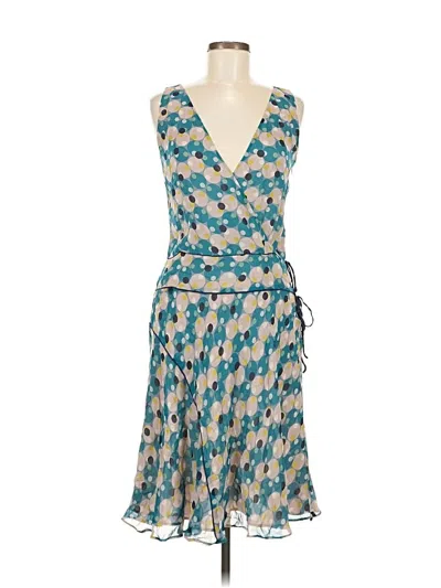 Pre-owned Ted Baker Cocktail Dress In Blue
