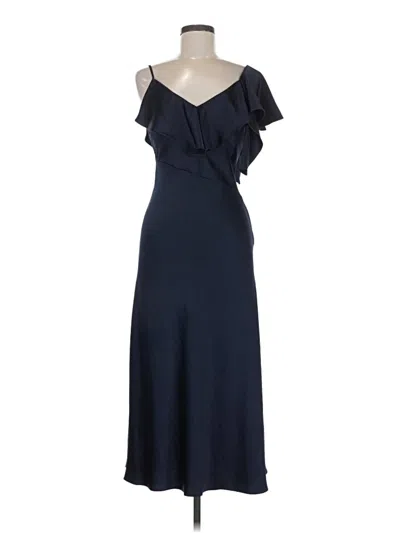 Pre-owned Ted Baker Cocktail Dress In Blue