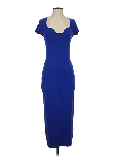 Pre-owned Ted Baker Cocktail Dress In Blue