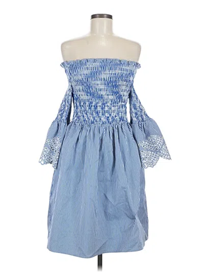 Pre-owned Ted Baker Cocktail Dress In Blue