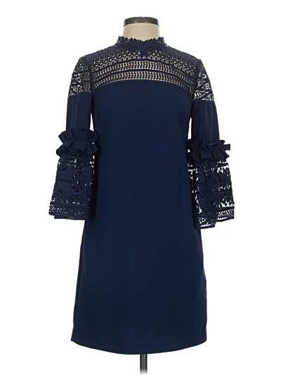 Pre-owned Ted Baker Cocktail Dress In Blue