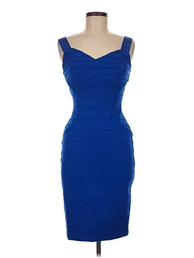 Pre-owned Ted Baker Cocktail Dress In Blue