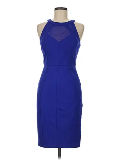 Pre-owned Ted Baker Cocktail Dress In Blue