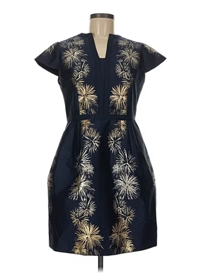 Pre-owned Ted Baker Cocktail Dress In Blue